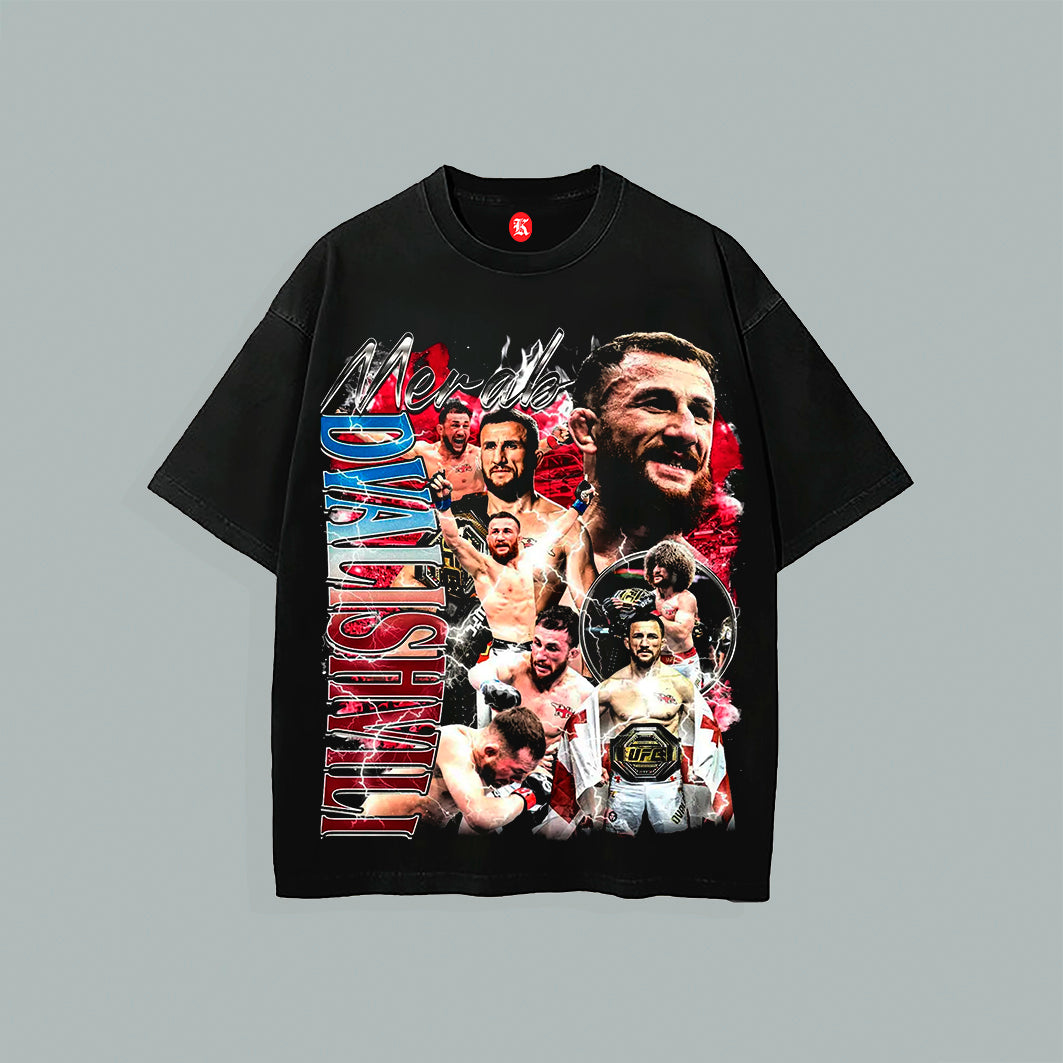 MERAB DVALISHVILI BLACK TEE