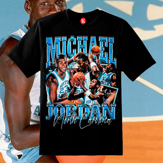 MICHAEL JORDAN V4 BLACK TEE