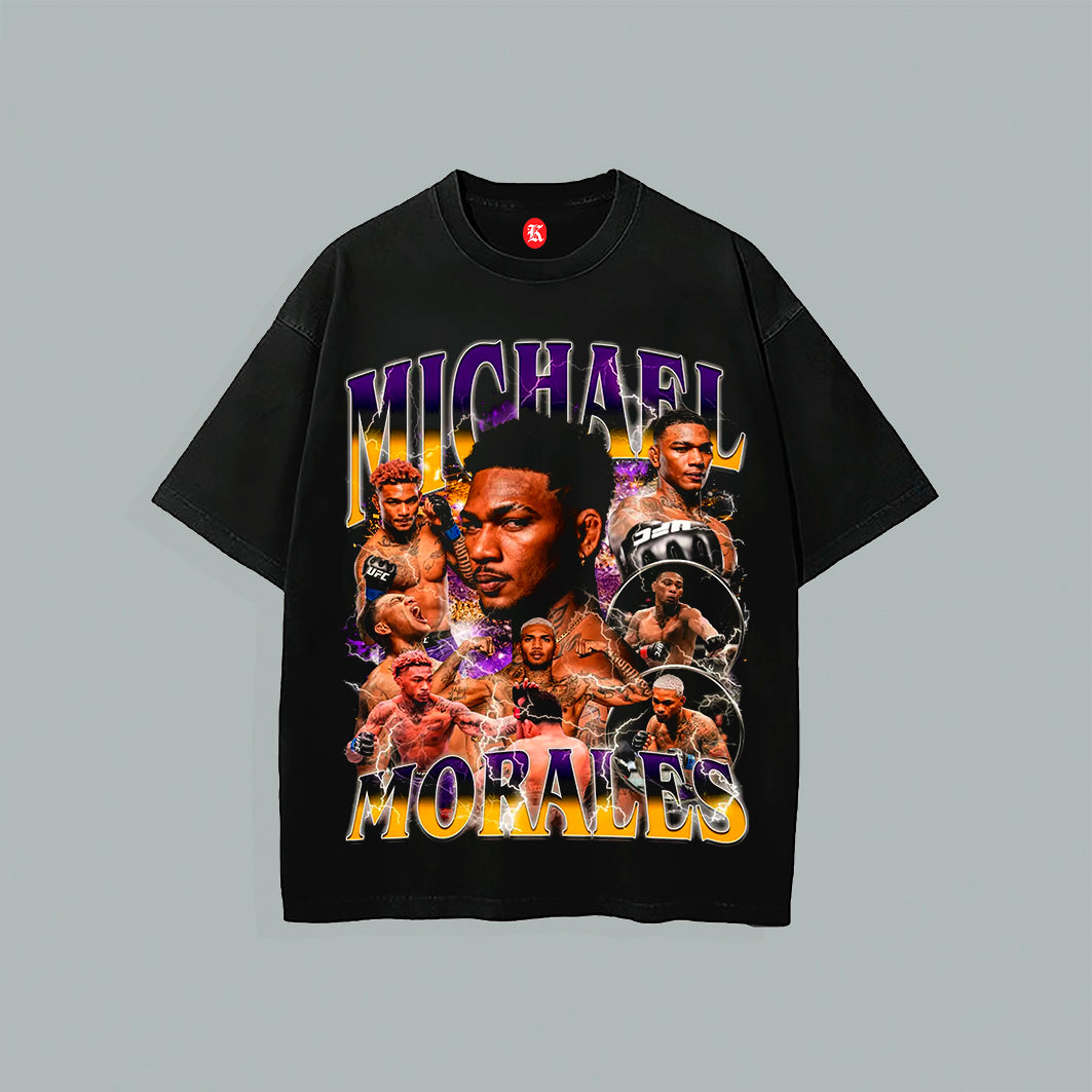 MICHAEL MORALES BLACK TEE