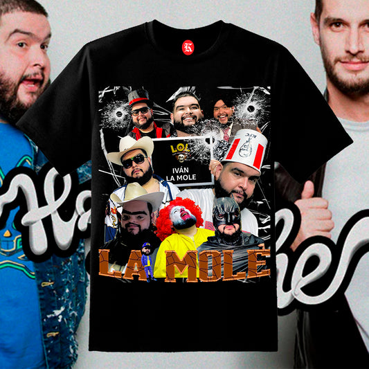 LA MOLE BLACK TEE