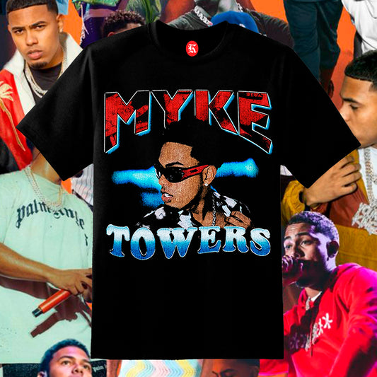 MYKE TOWERS BLACK TEE