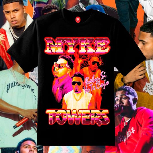 MYKE TOWERS V2 BLACK TEE