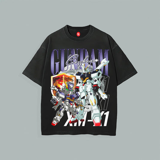 CROSSBONE GUNDAM BLACK TEE
