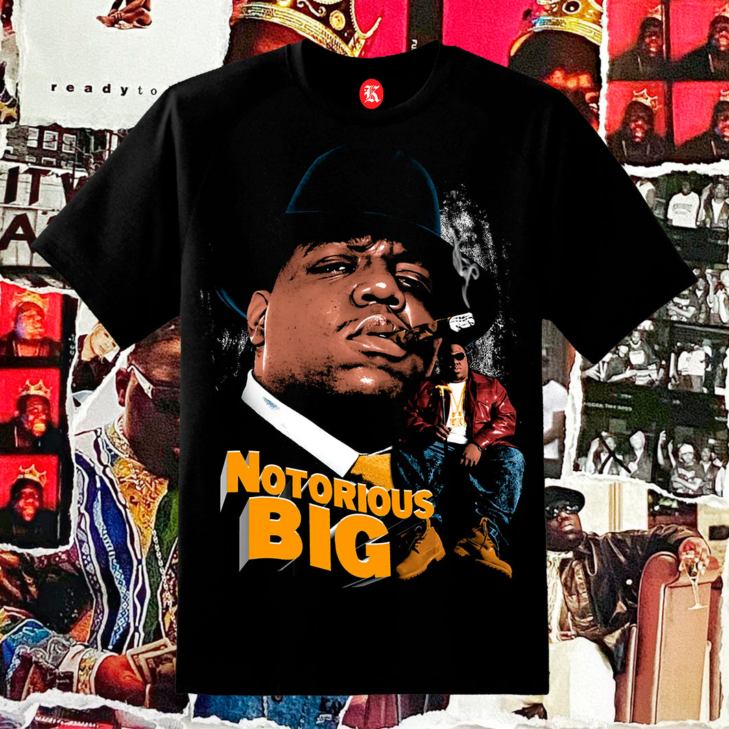 NOTORIOUS BIG V2 BLACK TEE