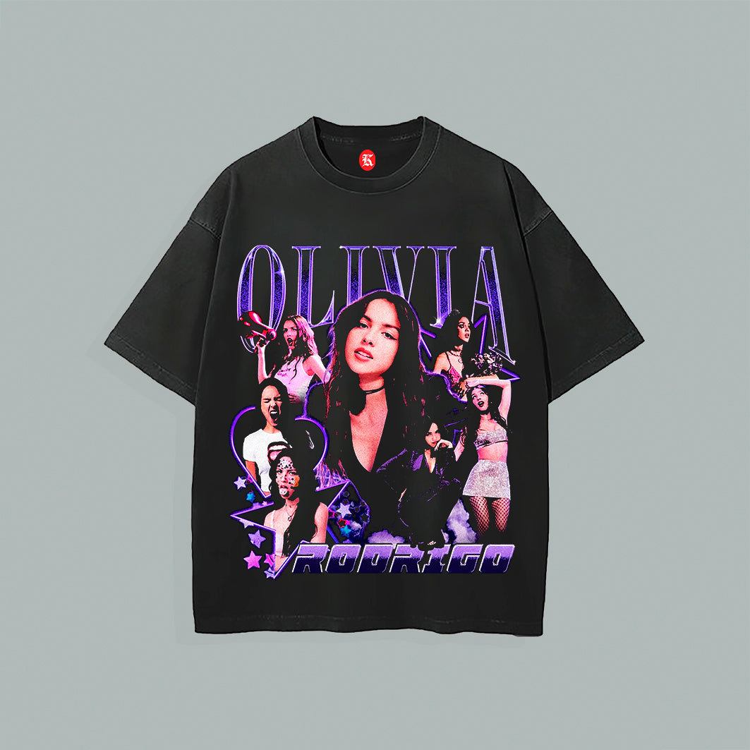 OLIVIA RODRIGO BLACK TEE