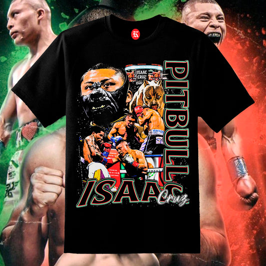 ISAAC PITBULL CRUZ BLACK TEE