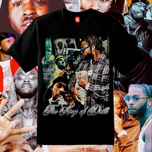 POP SMOKE BLACK TEE