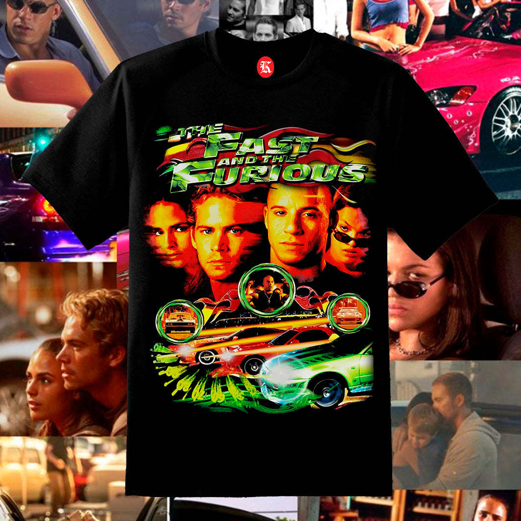 RAPIDOS Y FURIOSOS BLACK TEE