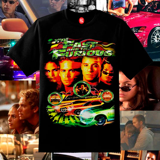 RAPIDOS Y FURIOSOS BLACK TEE
