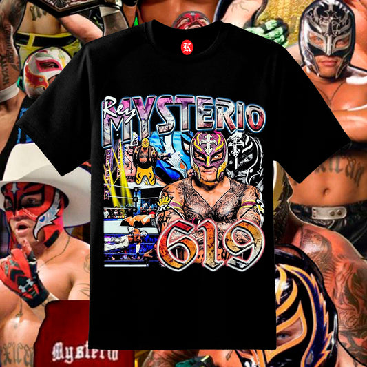 REY MYSTERIO BLACK TEE