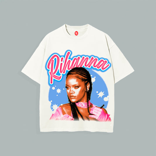 RIHANNA V2 WHITE TEE
