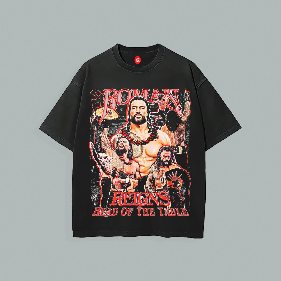 ROMAN REIGNS V2 BLACK TEE