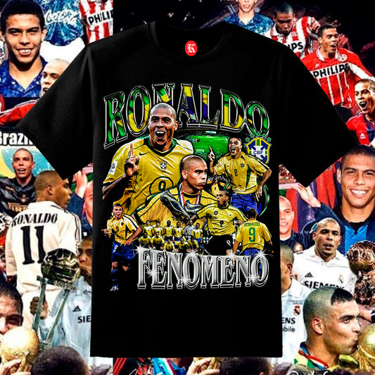RONALDO NAZARIO BLACK TEE