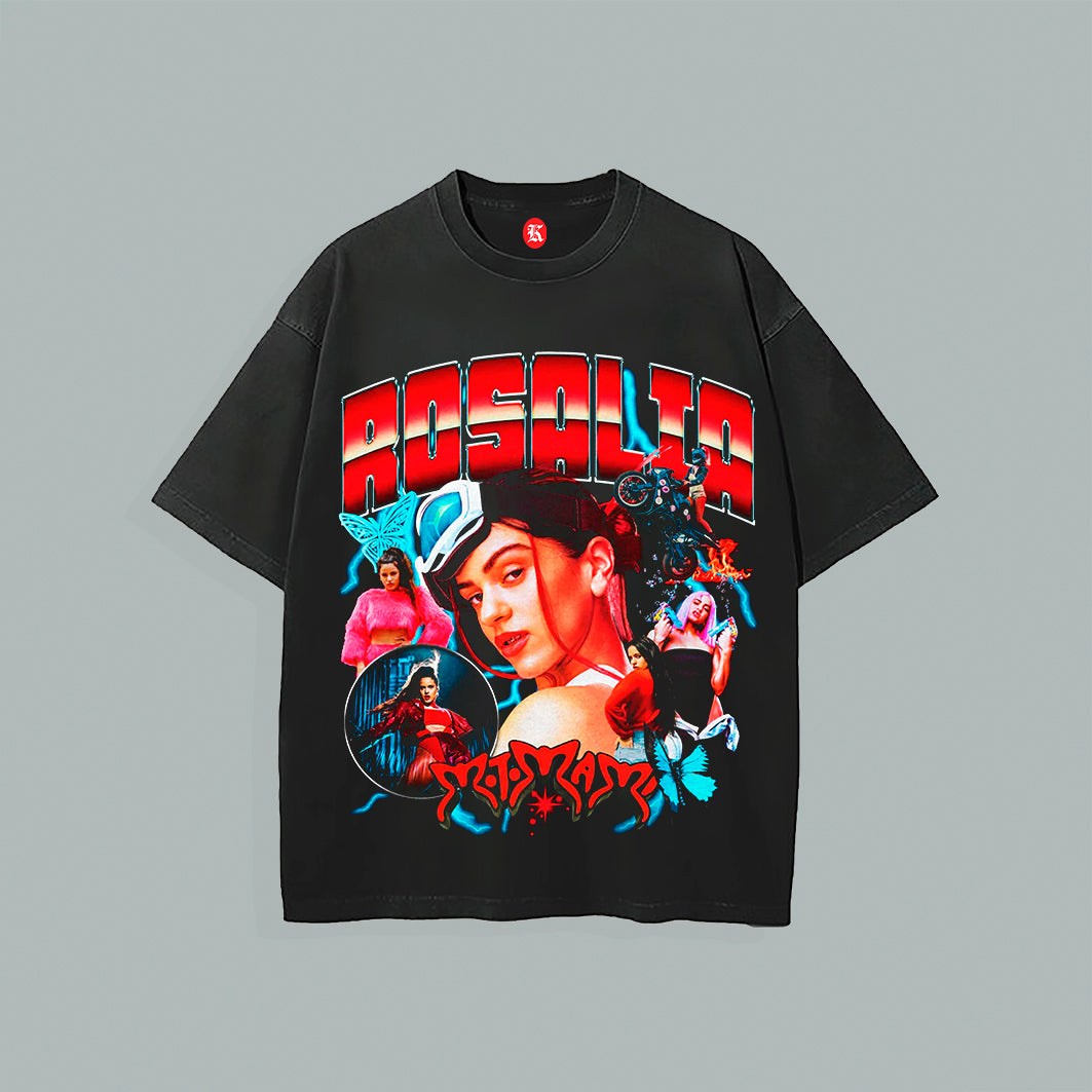 LA ROSALIA V2 BLACK TEE