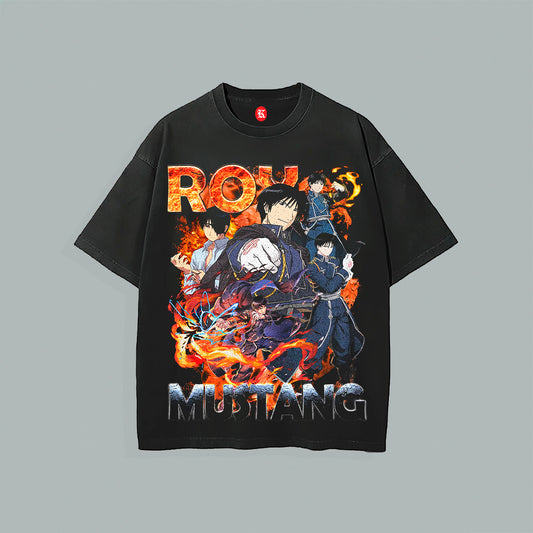 FULLMETAL ALCHEMIST: ROY MUSTANG BLACK TEE