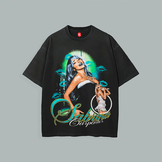 SABRINA CARPENTER V2 BLACK TEE