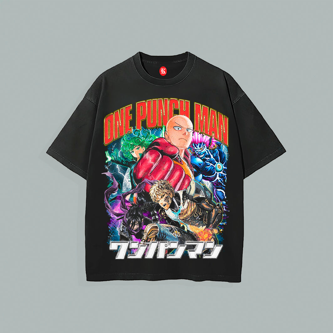 ONE PUNCH MAN: SAITAMA BLACK TEE