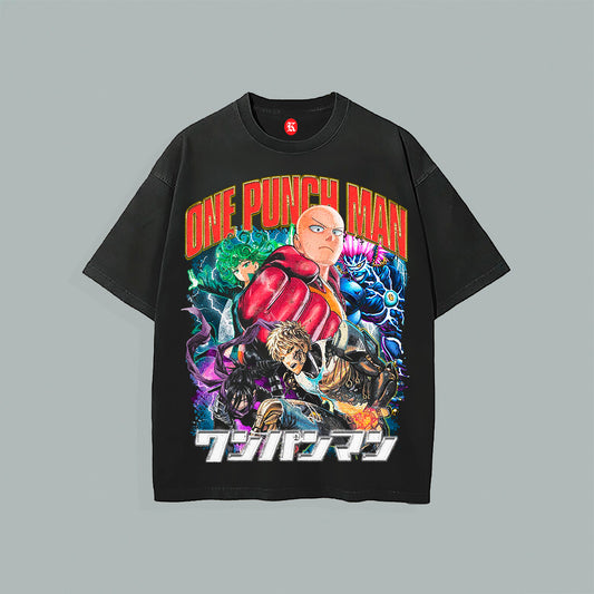 ONE PUNCH MAN: SAITAMA BLACK TEE