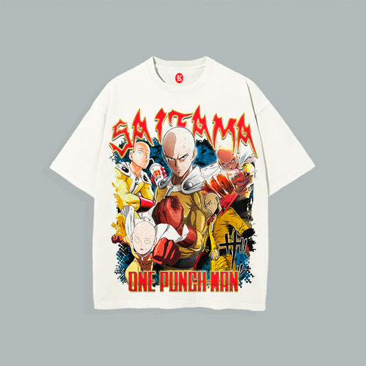 ONE PUNCH MAN: SAITAMA V2 WHITE TEE