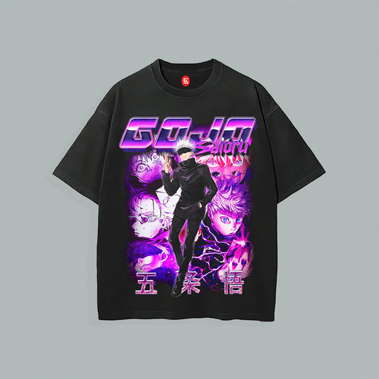 JUJUTSU KAISEN: SATORU GOJO BLACK TEE