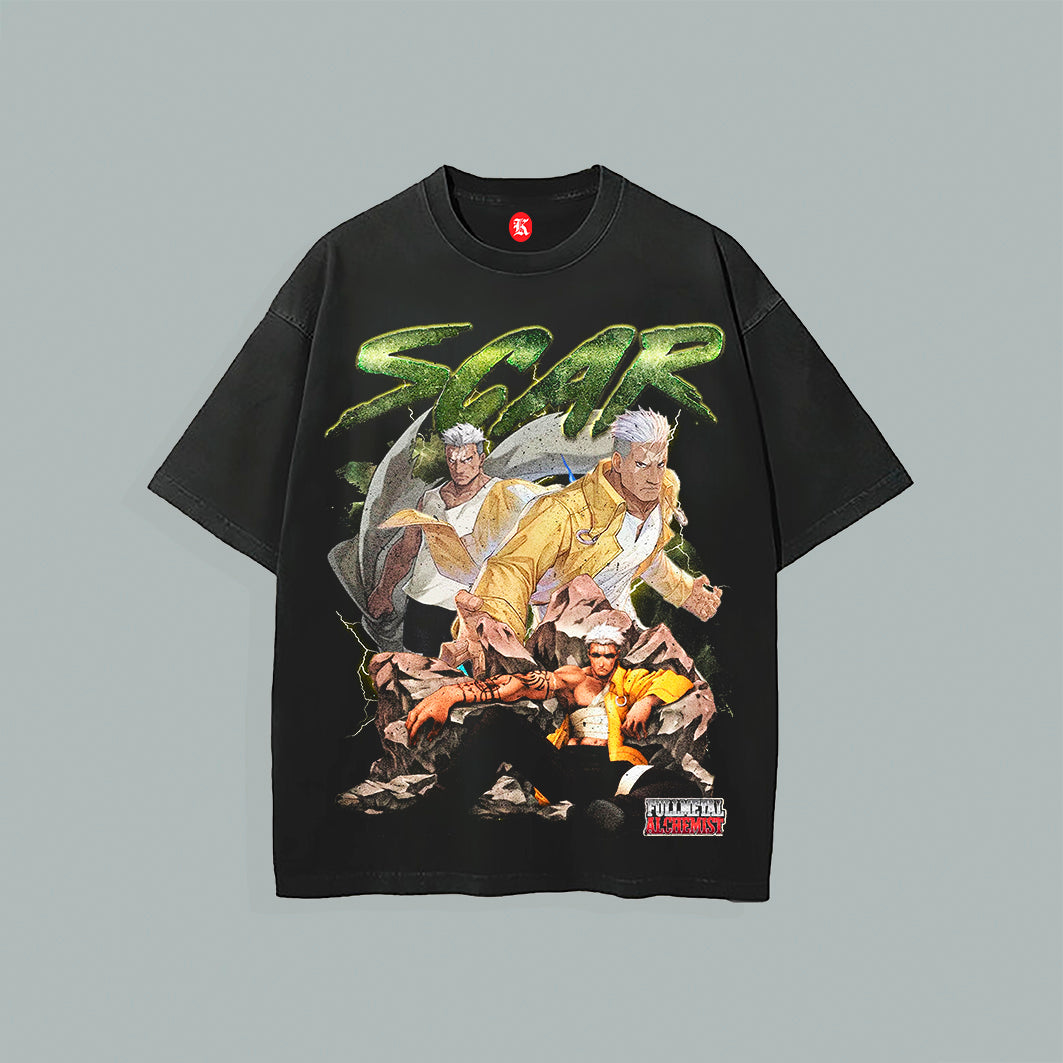 FULLMETAL ALCHEMIST: SCAR BLACK TEE