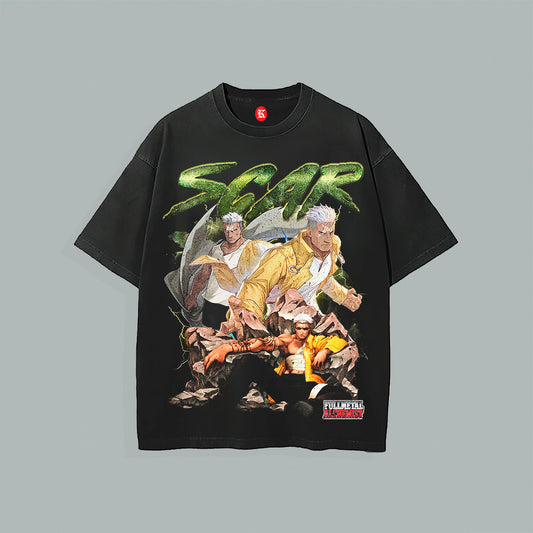 FULLMETAL ALCHEMIST: SCAR BLACK TEE
