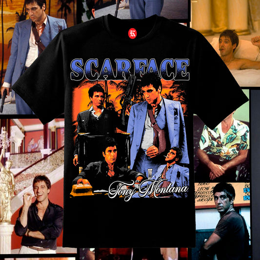 SCARFACE V2 BLACK TEE