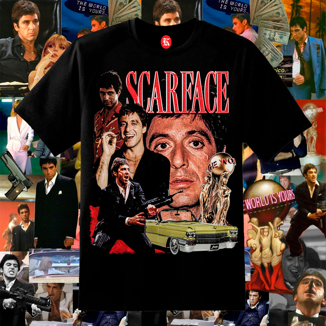 SCARFACE V3 BLACK TEE