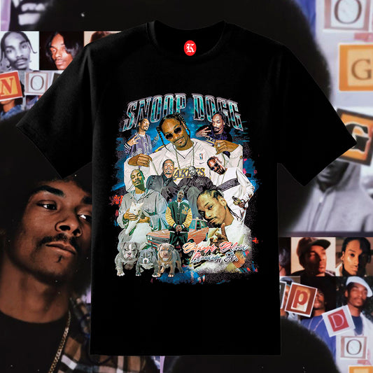 SNOOP DOGG V2 BLACK TEE