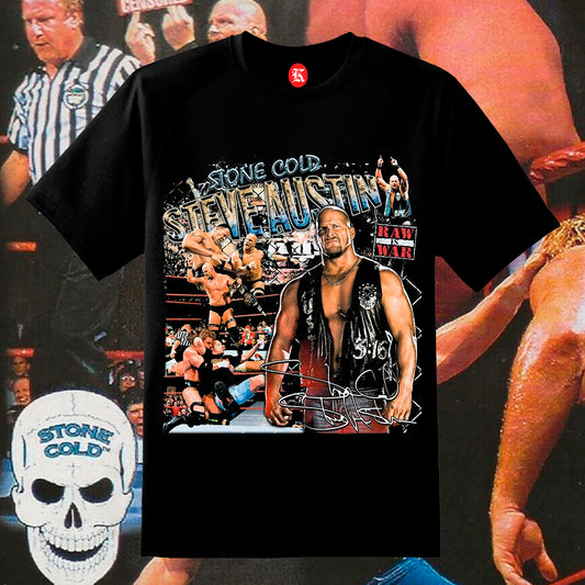 STONE COLD BLACK TEE