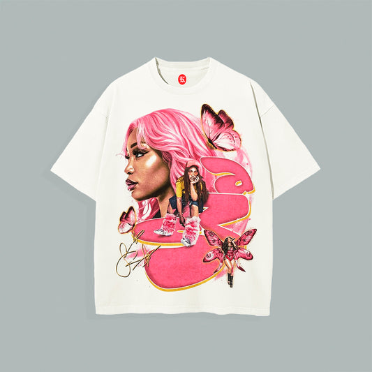 SZA WHITE TEE