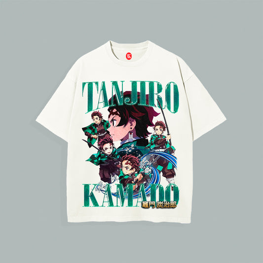DEMON SLAYER: TANJIRO V2 WHITE TEE