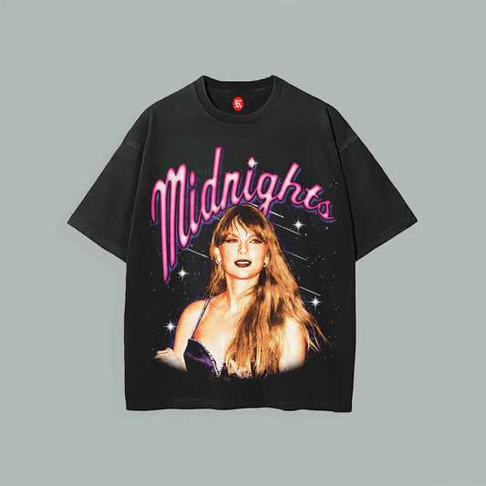 TAYLOR SWIFT V2 BLACK TEE