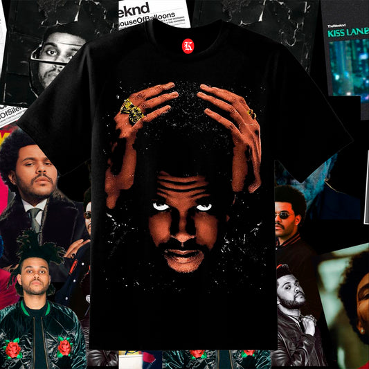 THE WEEKND FACE BLACK TEE