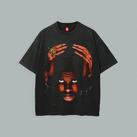 THE WEEKND FACE BLACK TEE