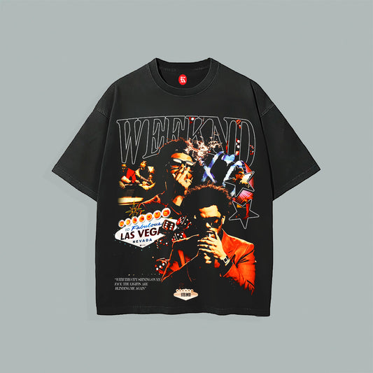 THE WEEKND V2 BLACK TEE