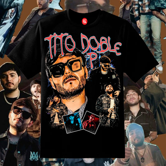 TITO DOBLE P BLACK TEE