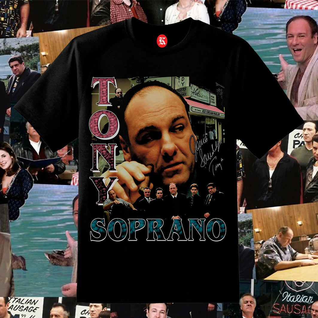 TONY SOPRANO BLACK TEE