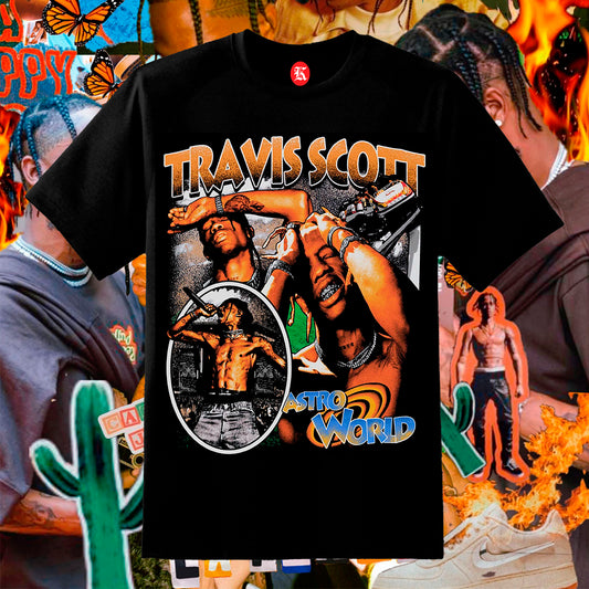 TRAVIS SCOTT BLACK TEE