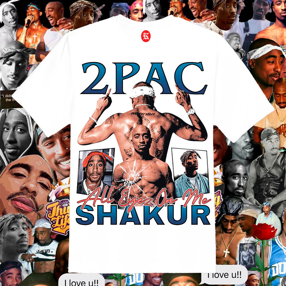 TUPAC V2 WHITE TEE
