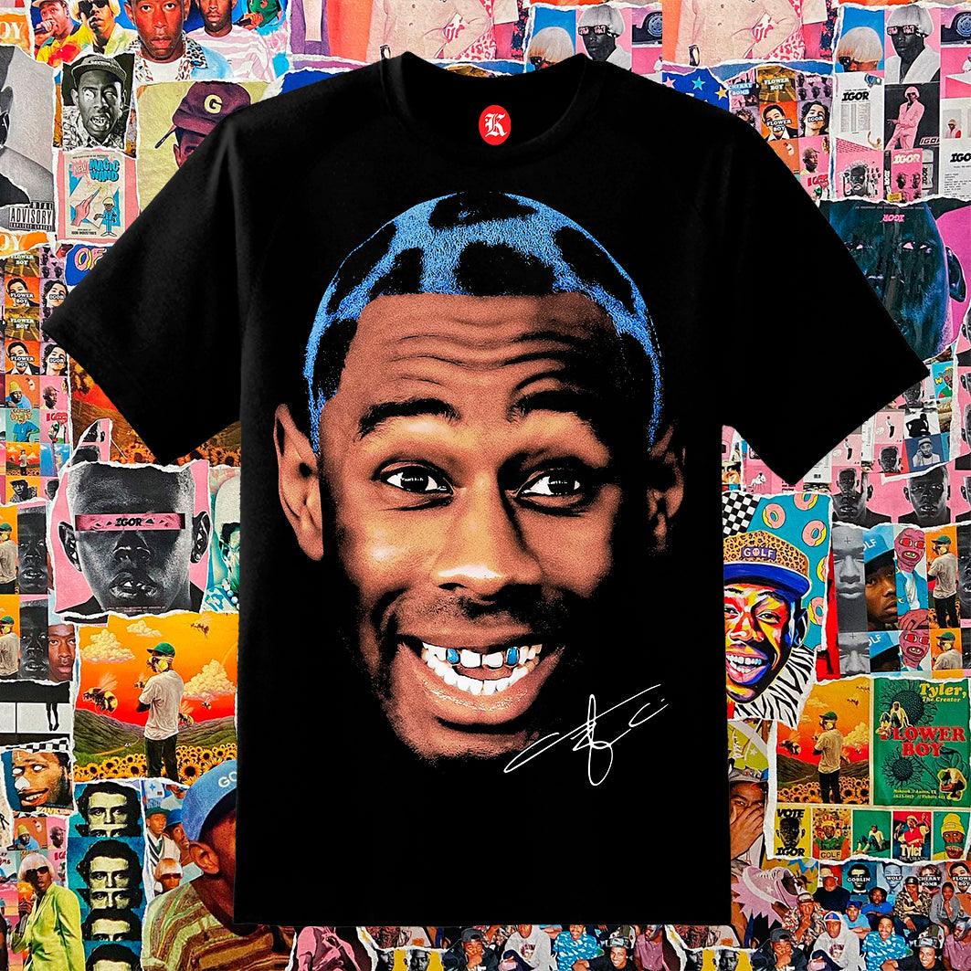 TYLER THE CREATOR FACE BLACK TEE