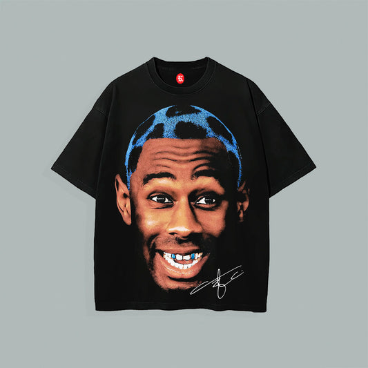 TYLER THE CREATOR FACE BLACK TEE