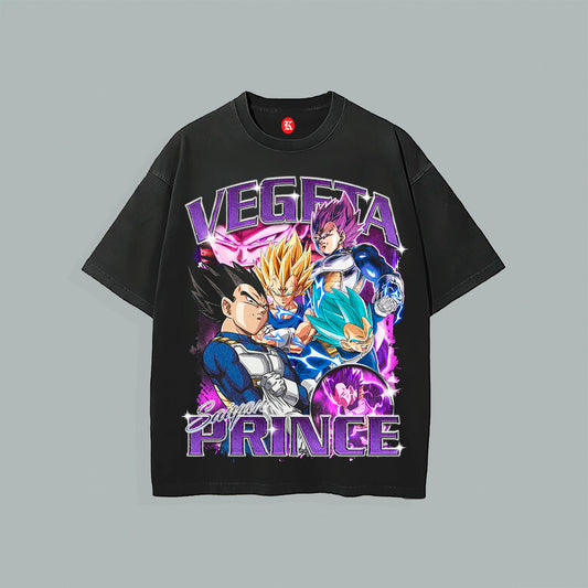 DBZ: VEGETA BLACK TEE