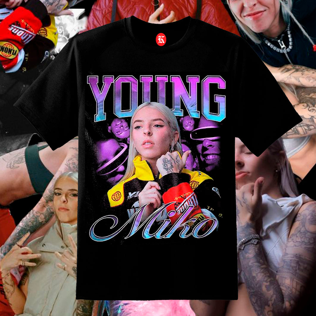 YOUNG MIKO BLACK TEE