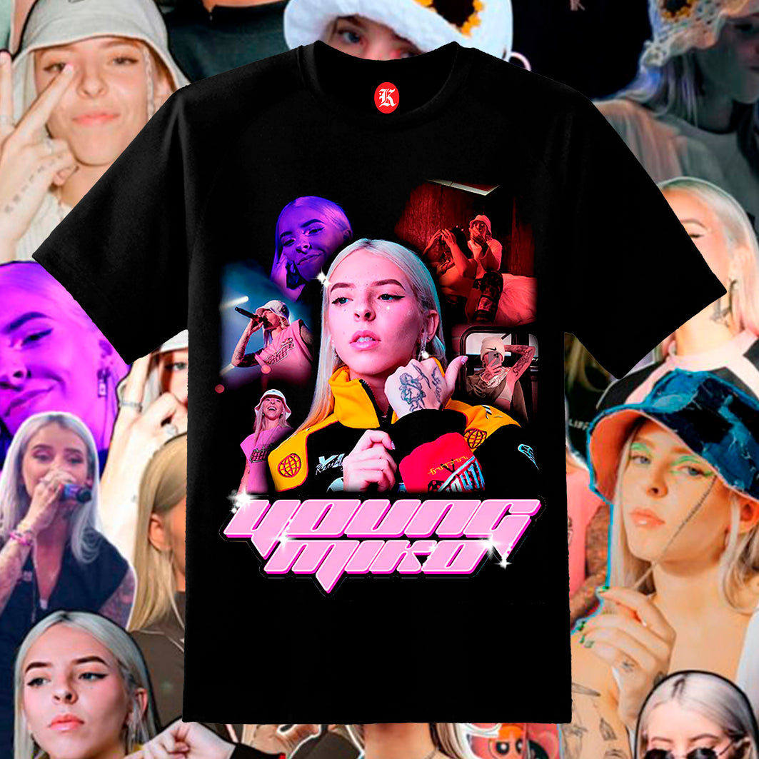 YOUNG MIKO V2 BLACK TEE