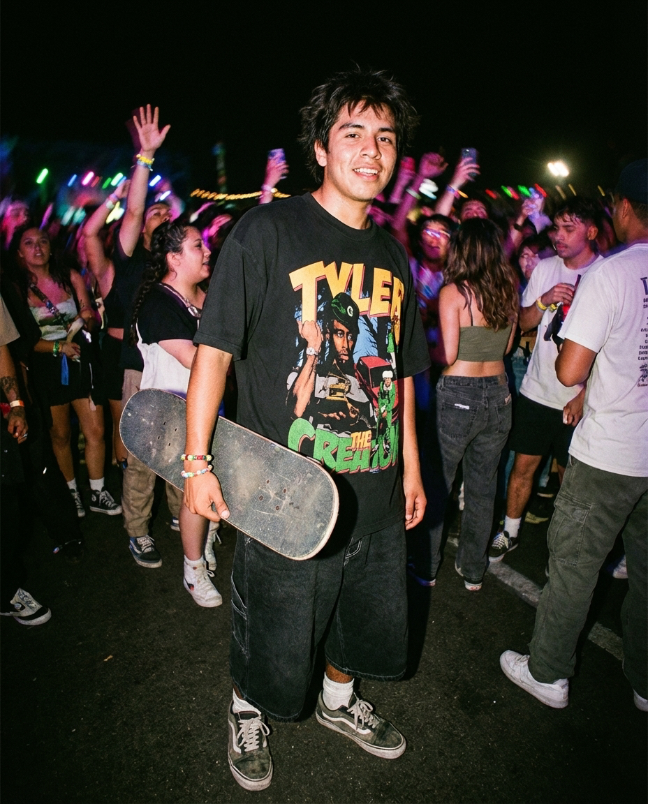 TYLER THE CREATOR V2 BLACK TEE