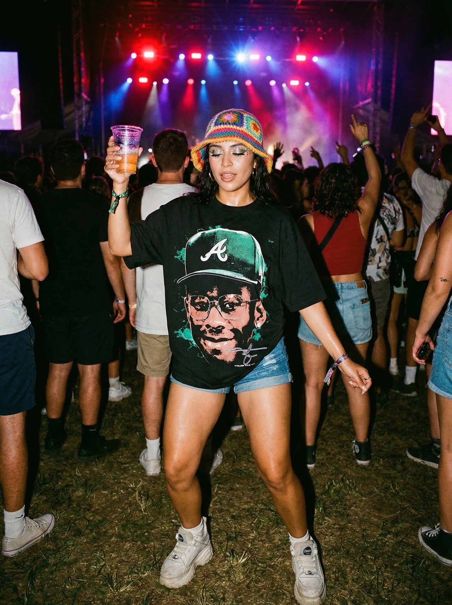 TYLER THE CREATOR FACE V3 BLACK TEE
