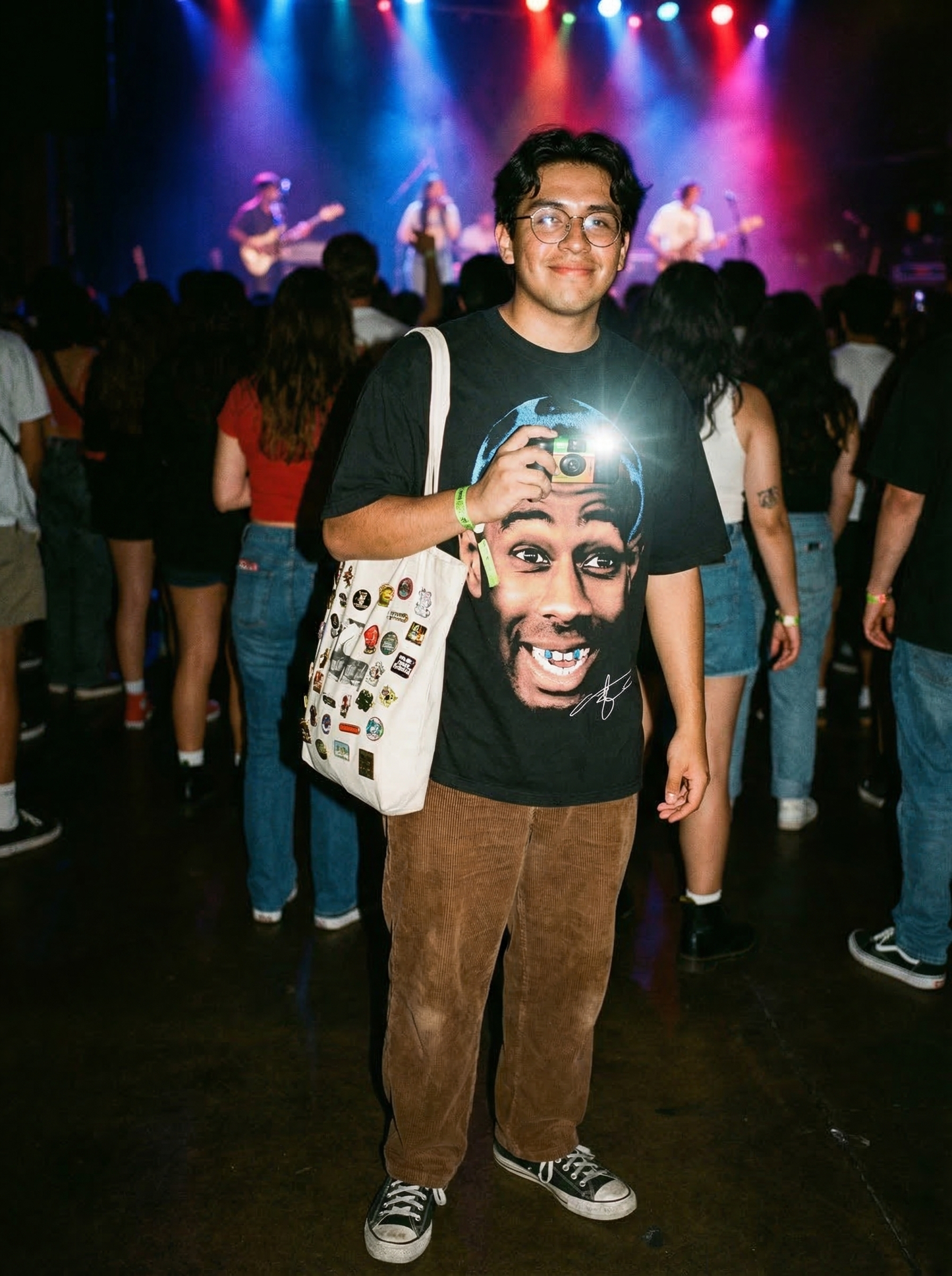 TYLER THE CREATOR FACE BLACK TEE
