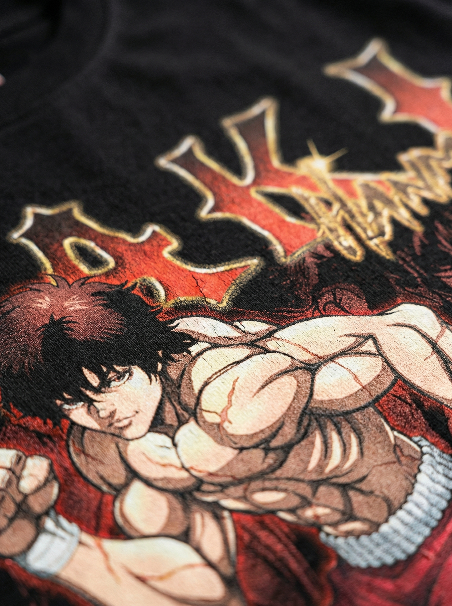 BAKI HANMA BLACK TEE