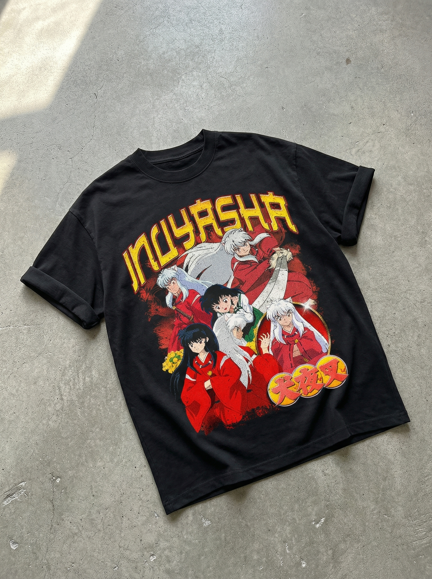 INUYASHA BLACK TEE